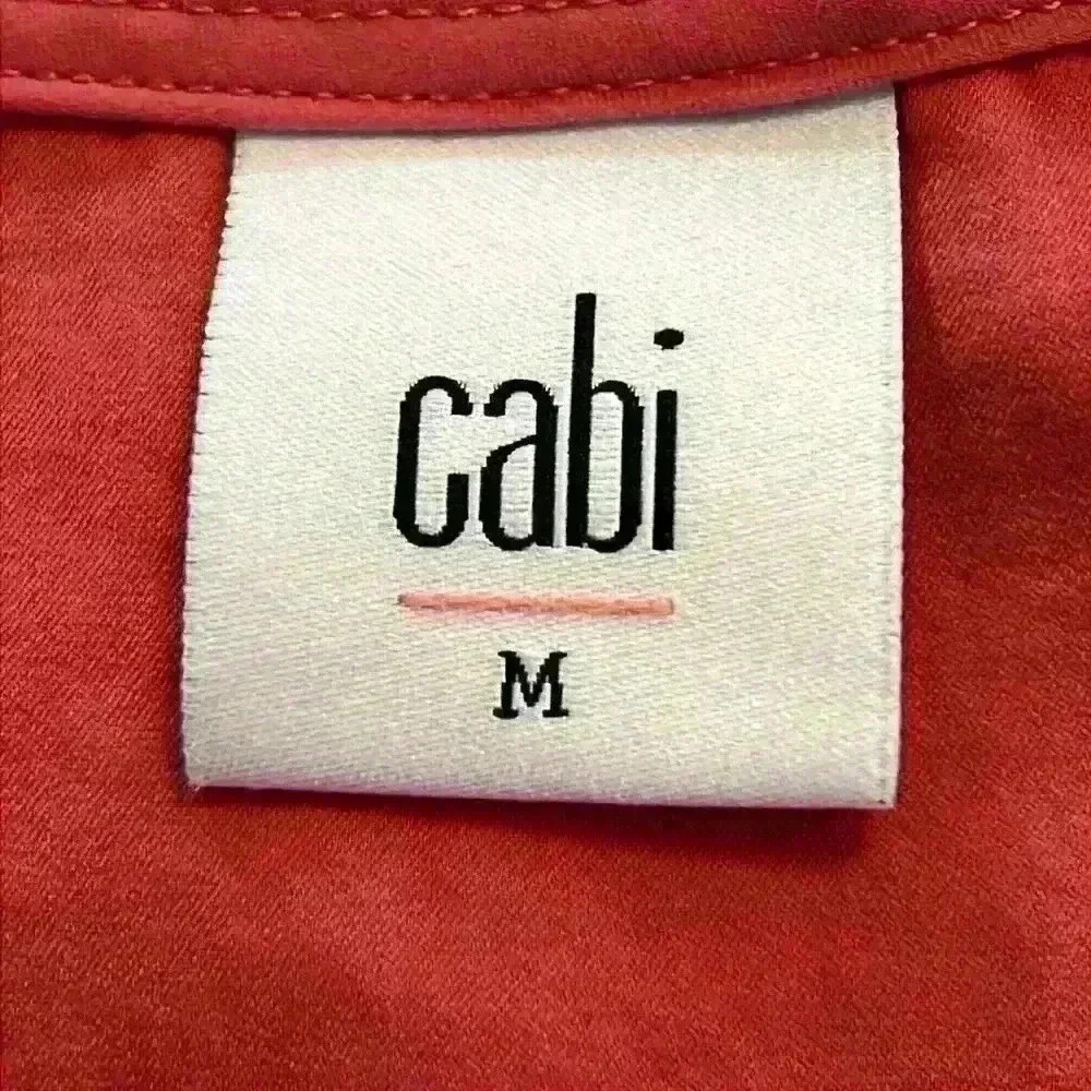 CAbi Top Coral Women’s Medium Sleeveless Crew Neck Polyester - Picture 4 of 8